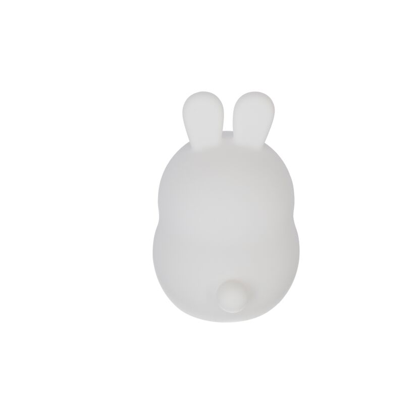 Akku-LED-Nachtlicht 'Hase' weiß 12 cm, mit Farbwechsler