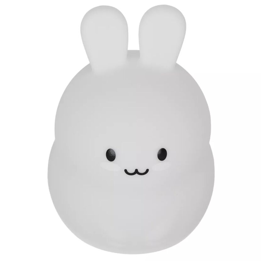 Akku-LED-Nachtlicht 'Hase' weiß 12 cm, mit Farbwechsler
