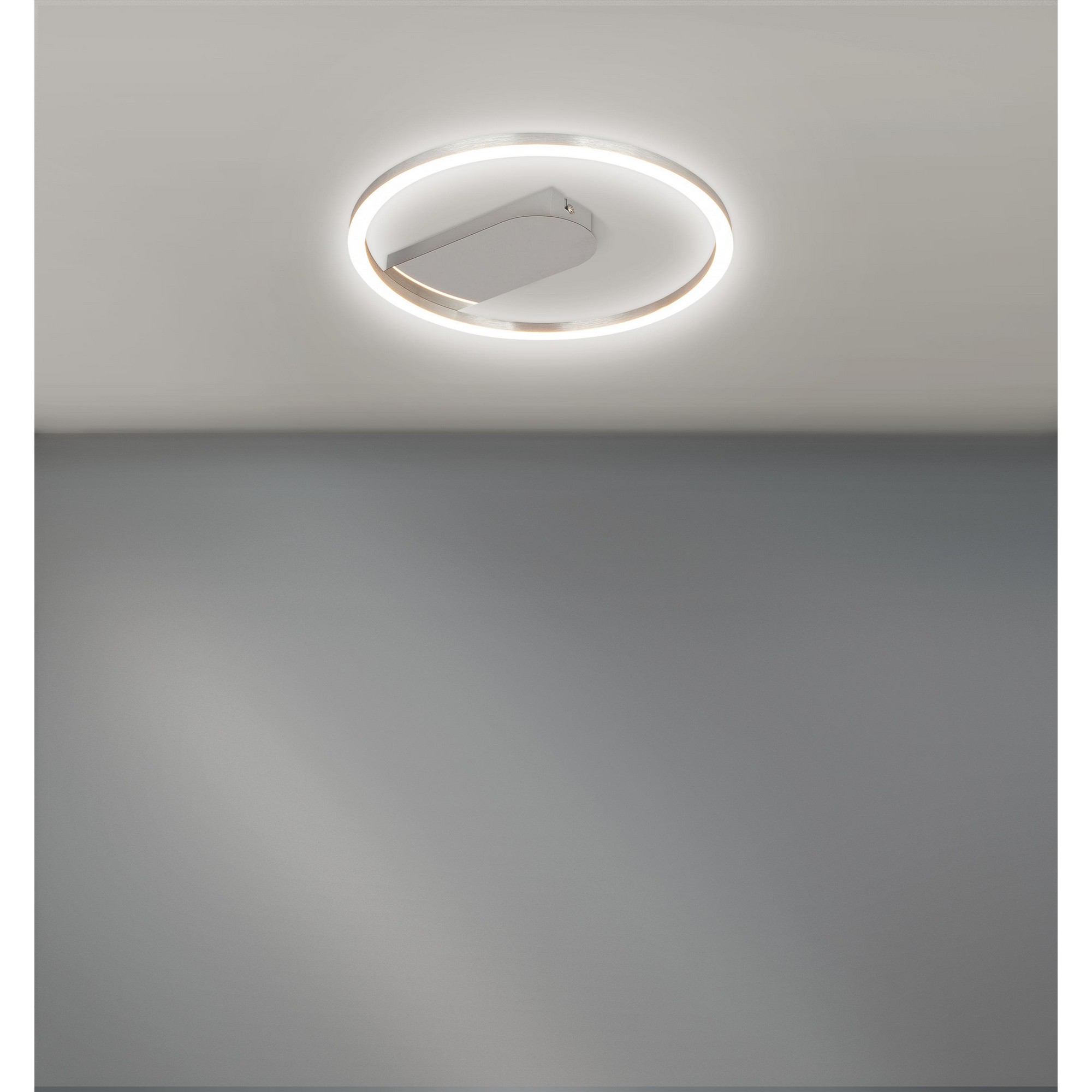 LED-Deckenleuchte weiß/silber 400 lm, Ø 30 cm + product picture
