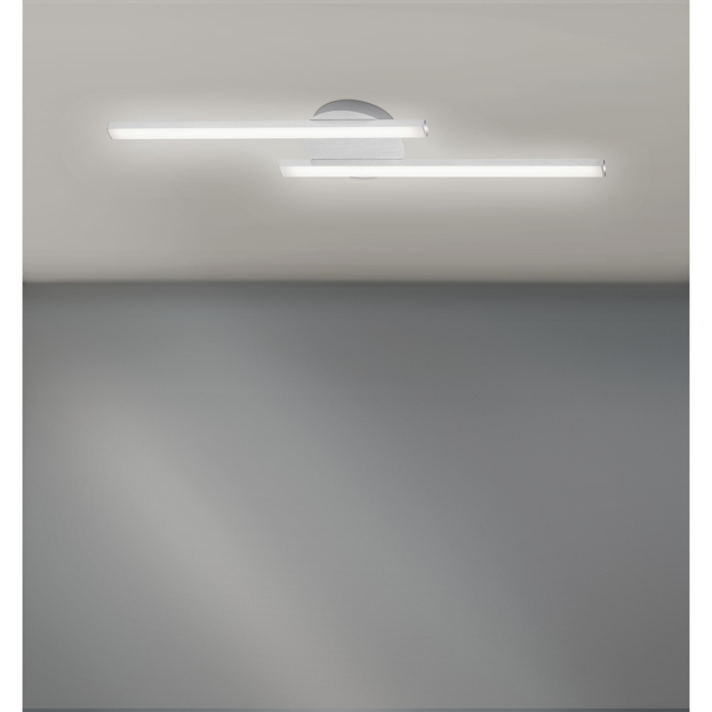 Bild von LED-Deckenleuchte 'Bars' schwarz 13 W