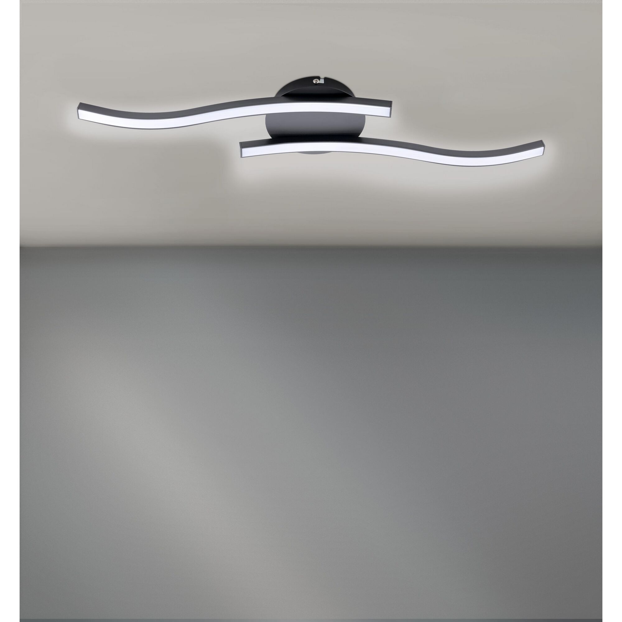 Deckenleuchte Acryl Classic Welle