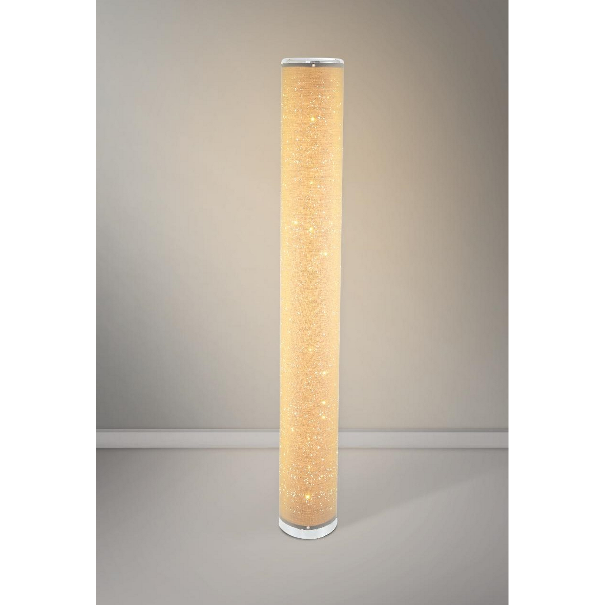LED-Stehleuchte taupe 13 W warmweiß Ø 13 x 104 cm, Sterneneffekt + product picture
