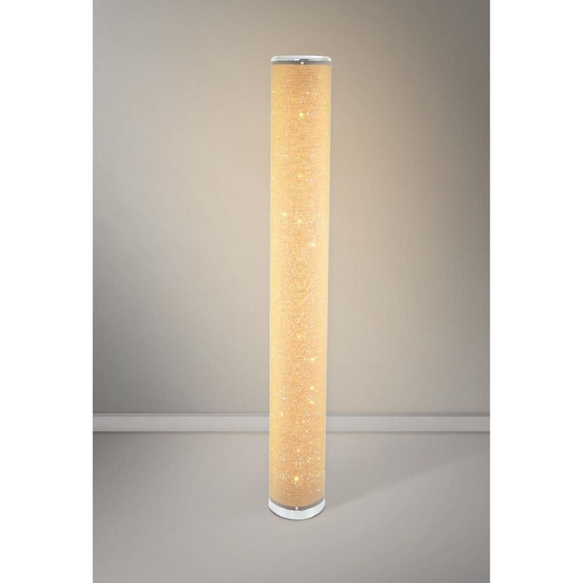 Stehleuchte, taupe, mit Sterneffekt