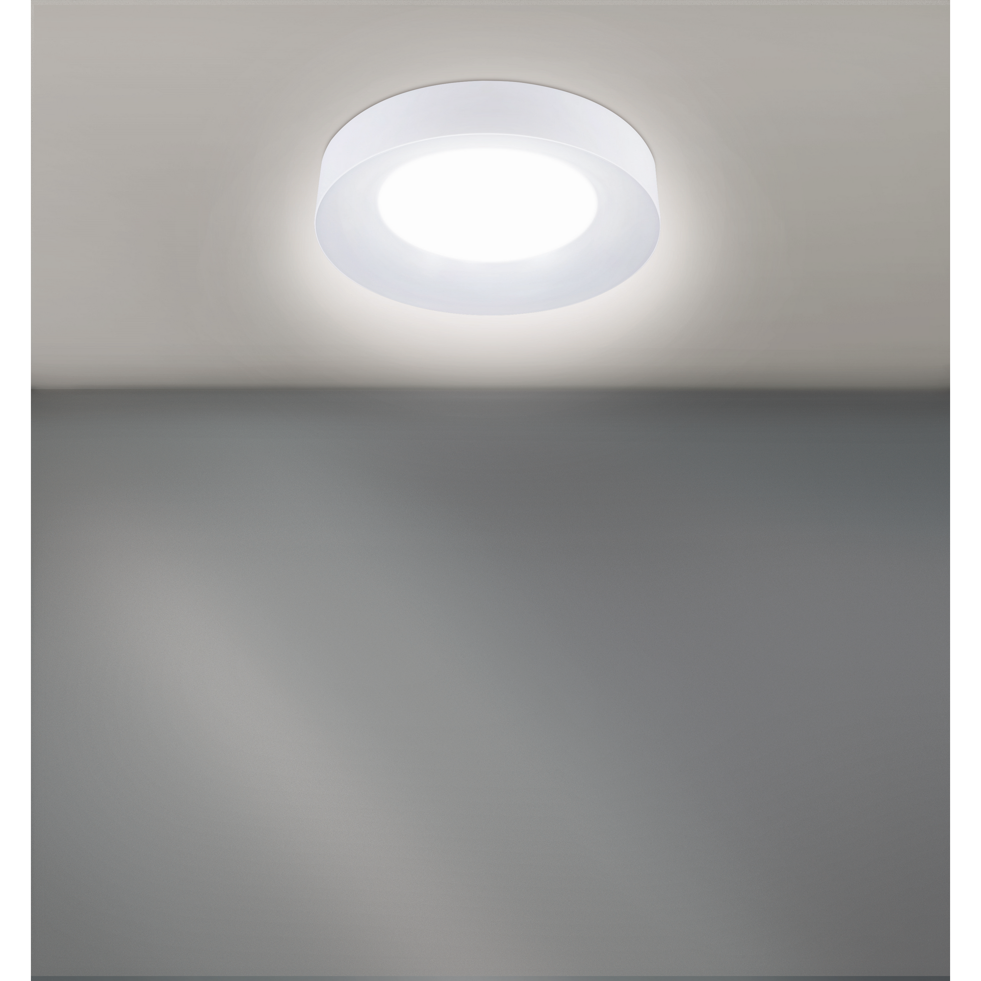LED-Deckenleuchte \'Smart\' Ø 40 cm 25 W 3500 lm, weiß | Deckenlampen