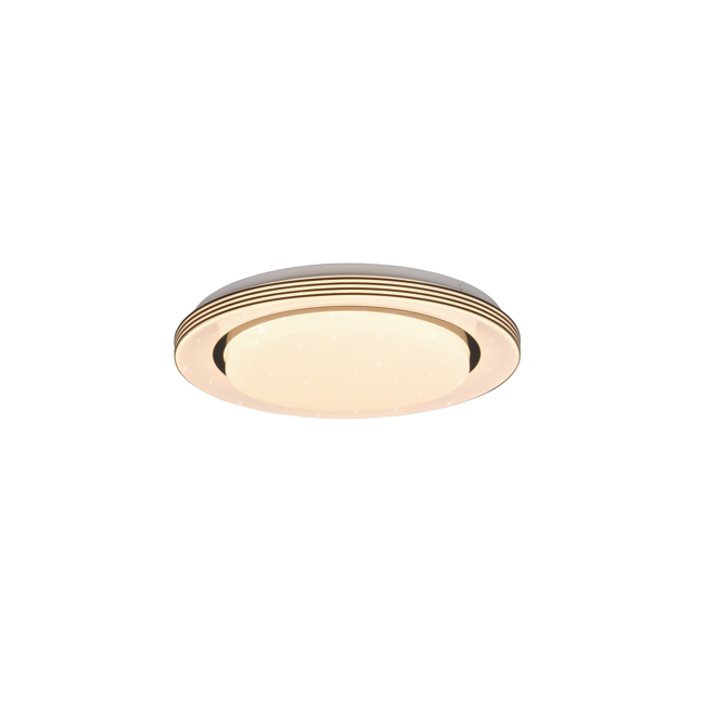 Bild von LED-Deckenleuchte 'Atria' weiß/schwarz Ø 38 x 7,5 cm 2000 lm