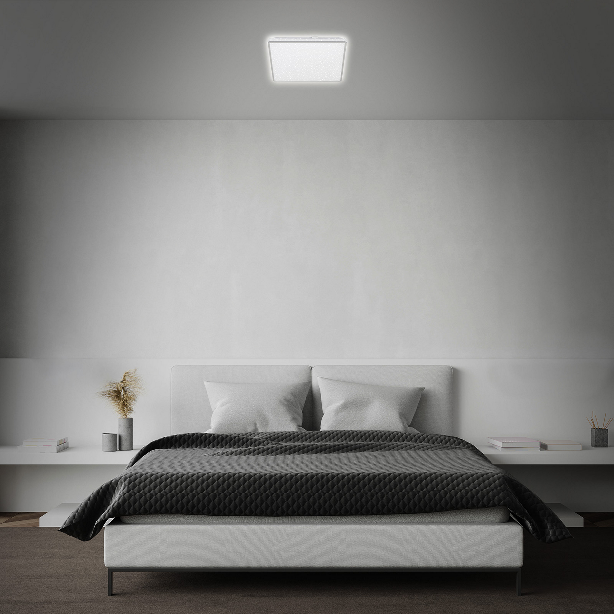 Deckenleuchte in Schlafzimmer