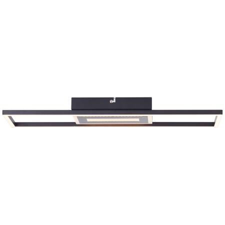 2. Bild von LED-Deckenleuchte 'Besson' schwarz 16 x 55 cm