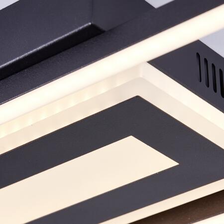 5. Bild von LED-Deckenleuchte 'Besson' schwarz 16 x 55 cm