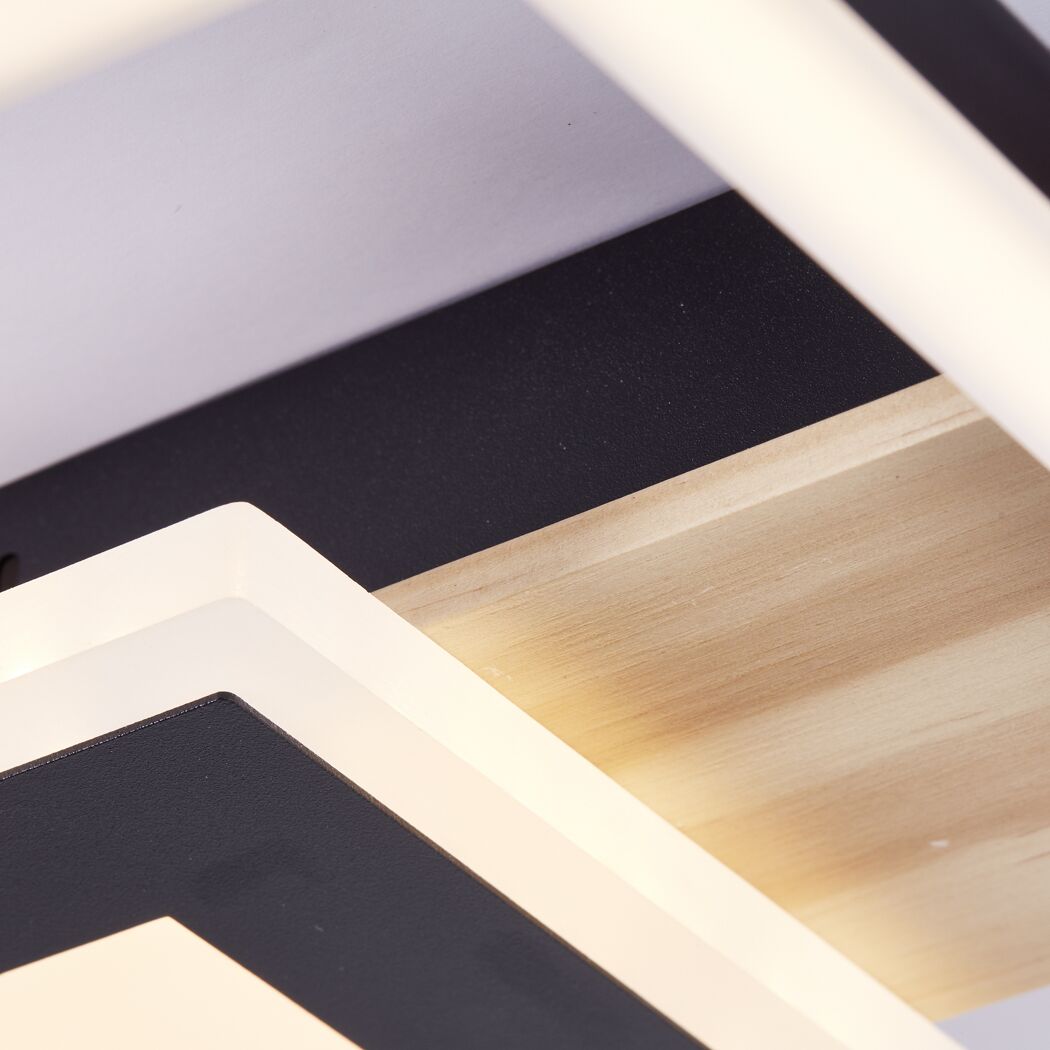 LED-Deckenleuchte 'Baldo' 2600 lm warmweiß 29,5 x 27,5 cm
