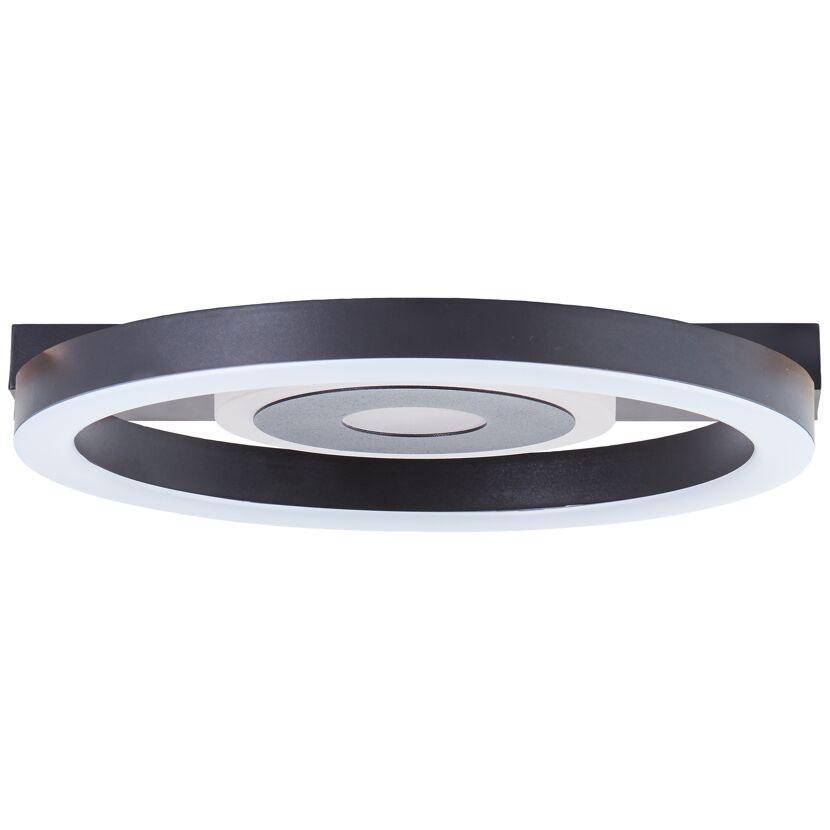 LED-Deckenleuchte 'Maureen' schwarz Ø 20 cm