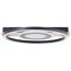 LED-Deckenleuchte 'Maureen' holzfarben/schwarz Ø 37 cm