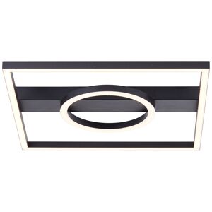 LED-Deckenleuchte 'Maureen' schwarz 40 x 40 cm