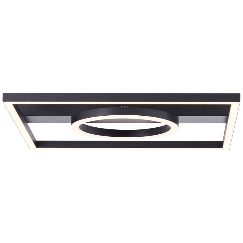 LED-Deckenleuchte 'Maureen' schwarz 40 x 40 cm