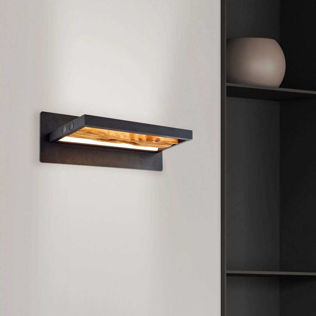 LED-Wandleuchte 'Chaumont' 930 lm warmweiß 35 x 10 cm