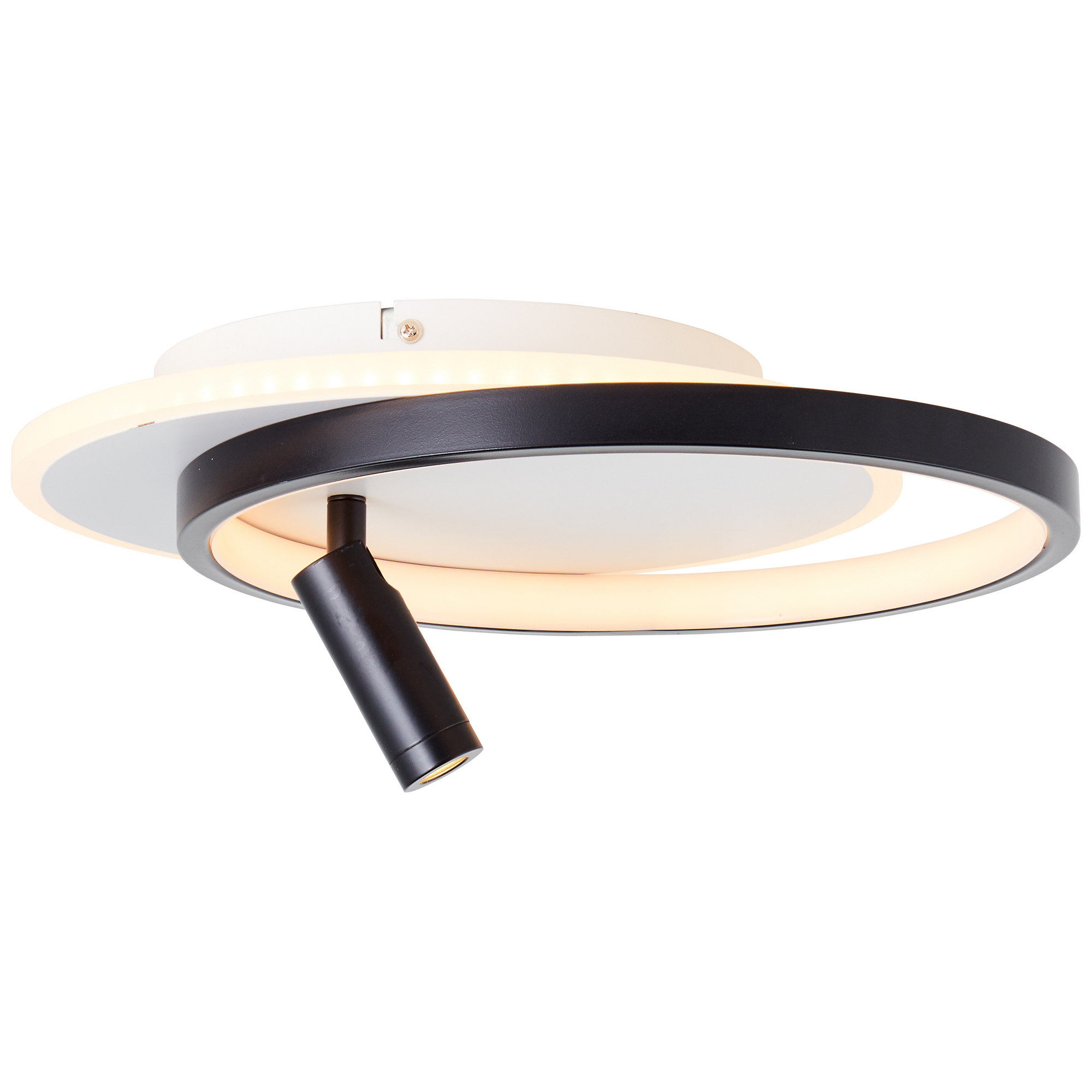 LED-Deckenleuchte 'Eunomia' schwarz/weiß 35 x 29,5 x 14 cm