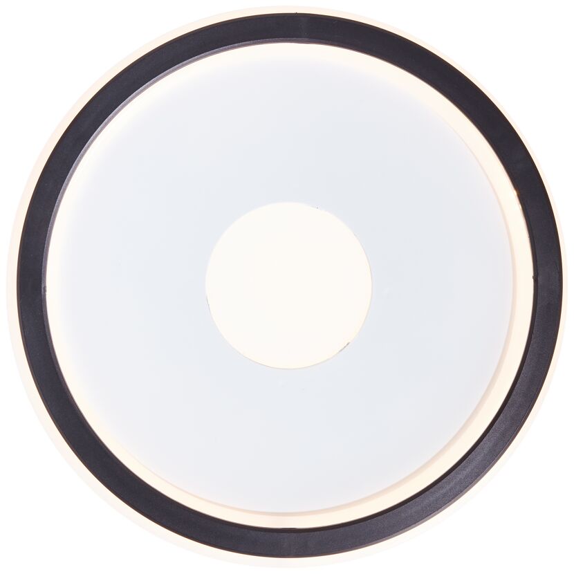LED-Deckenleuchte 'Vegas' weiß/schwarz Ø 30,8 cm