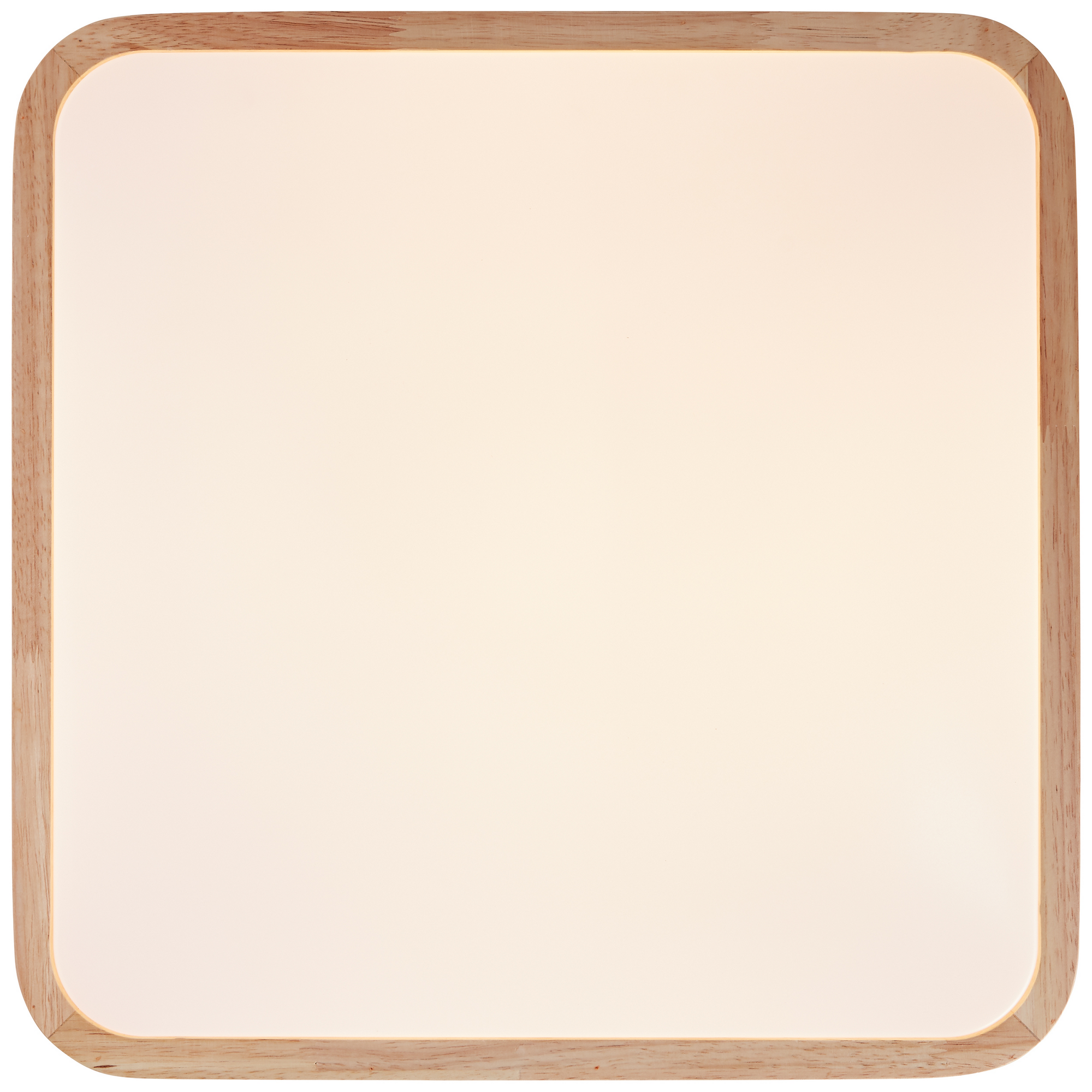LED-Deckenleuchte 'Tumeo' holzfarben/weiß 41 x 41 cm