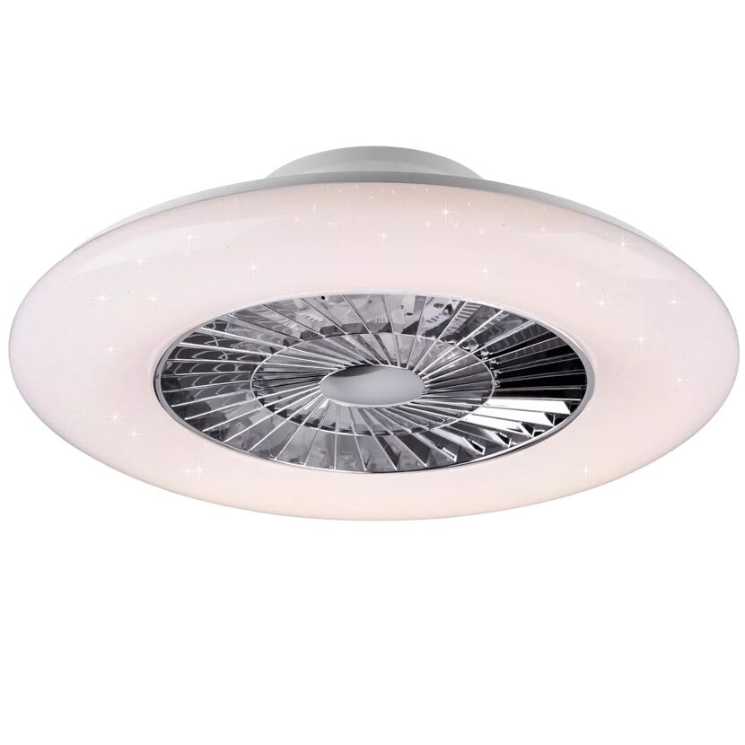 LED-Deckenventilator mit Beleuchtung 40 W 3900 lm warmweiß bis tageslichtweiß Ø 59,5 x 20,5 cm