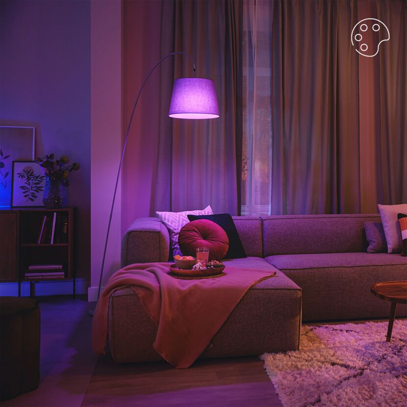 Smarte LED-Lampe Globe' G95 RGB' E27 75 W 2200-6500 K