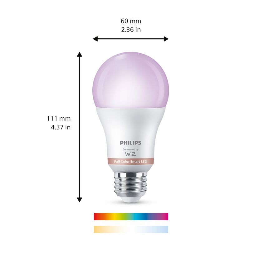 Smarte LED-Lampe 'A60 RGB' E27 60 W 2200-6500 K