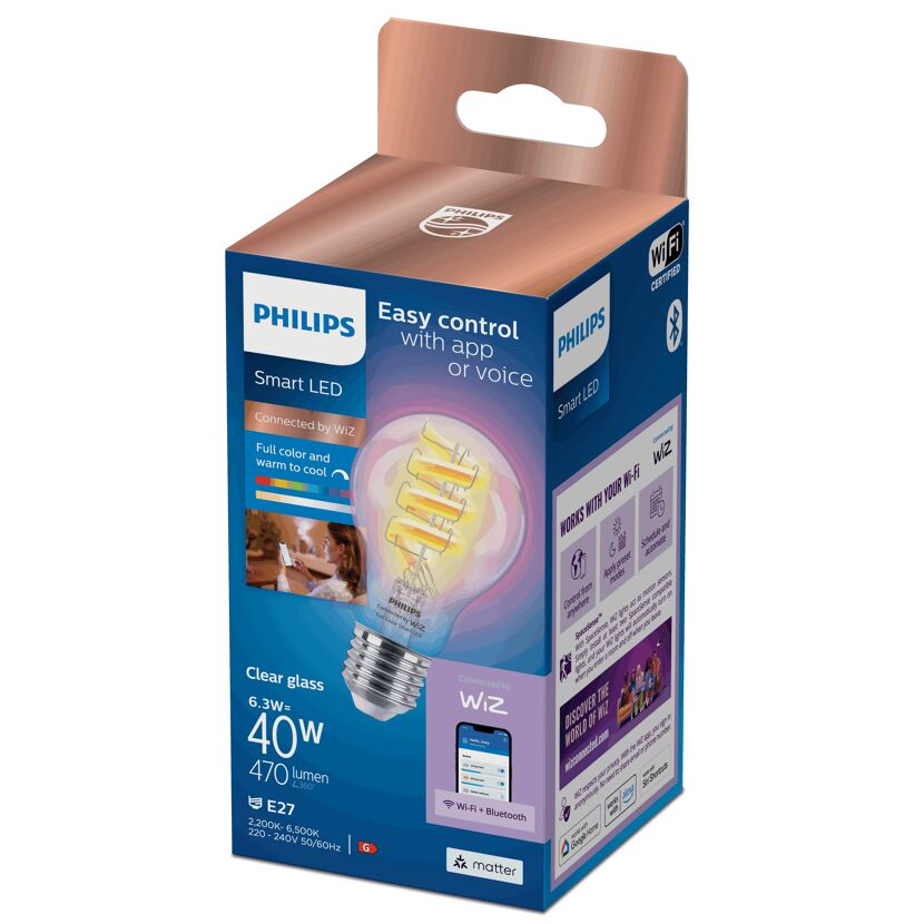 Philips Smart LED-Lampe in Verpackung
