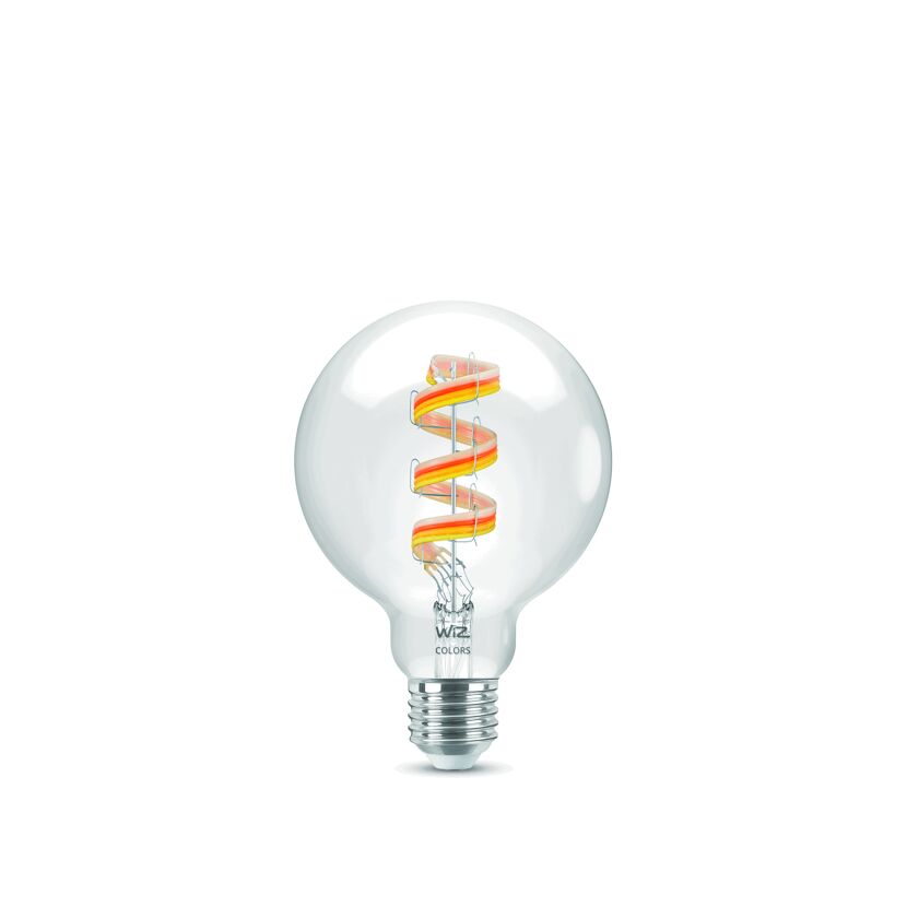Glühbirne Philips Smart LED Globe, E27, klar, RGB