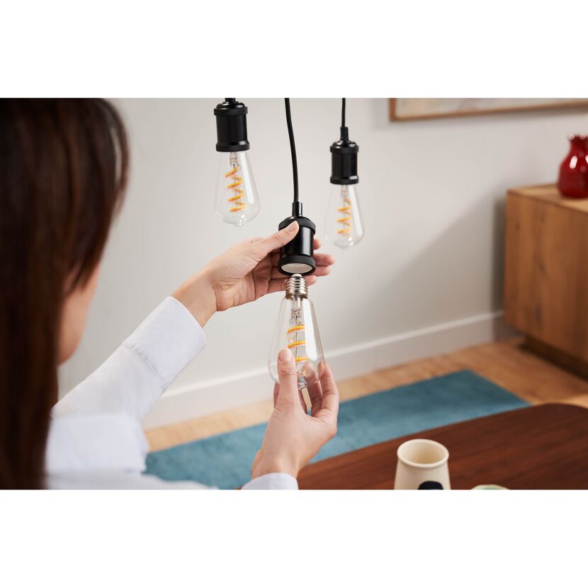 LED-Leuchtmittel 'Smart LED' dimmbar Edison klar E27 warmweiß bis tageslichtweiß