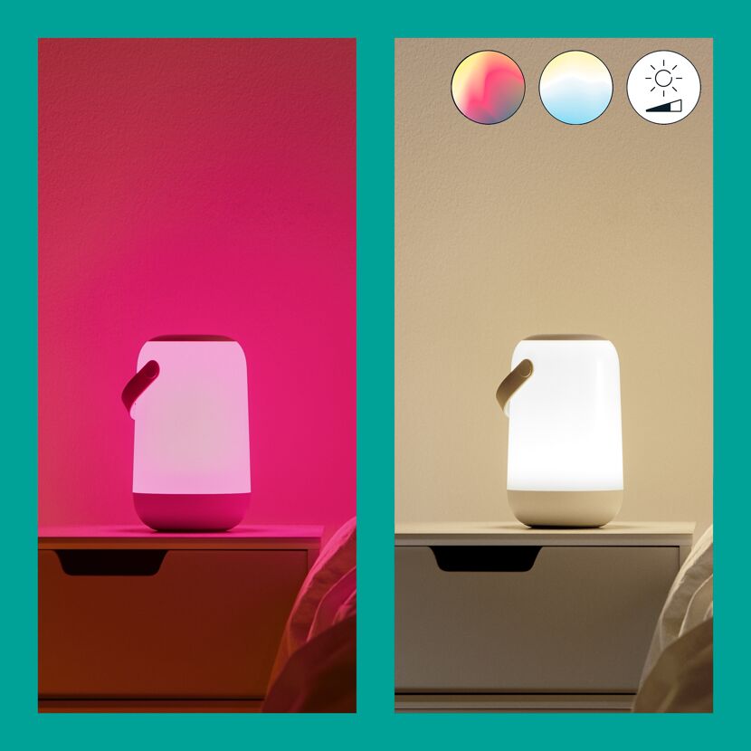 Tragbare Tischleuchte 'WiZ Mobile Portable RGB' 400 lm WiFi BT