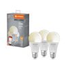 LED-Leuchtmittelset 'SMART Wifi CLA' dimmbar Standardform matt E27 14 W 1521 lm warmweiß 3 Stück