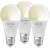 LED-Leuchtmittelset 'SMART Wifi CLA' dimmbar Standardform matt E27 14 W 1521 lm warmweiß 3 Stück