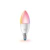 Dimmbares WiZ Colors LED-Leuchtmittel E14 mit Farbwechsel.