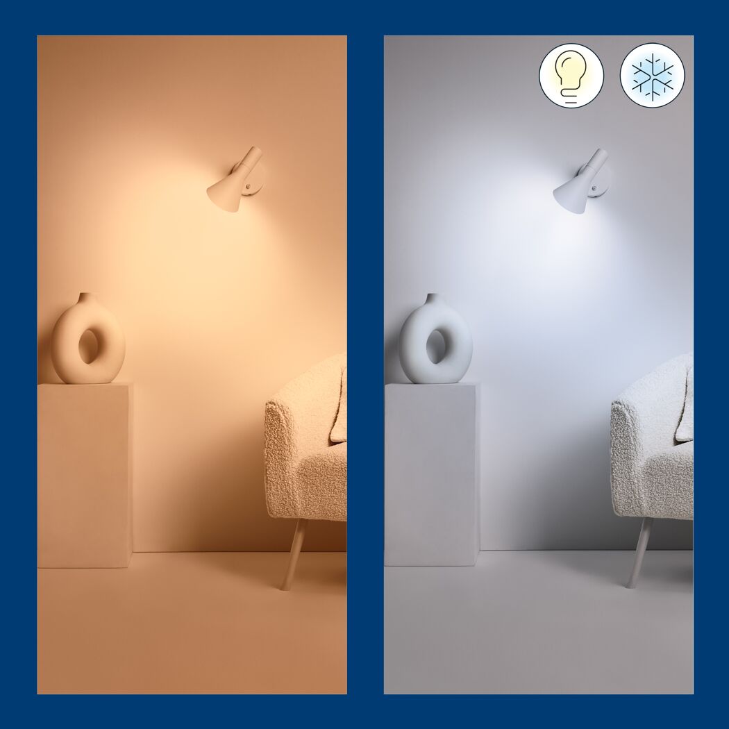Dimmbares LED-Licht: warmweiß bis tageslichtweiß
