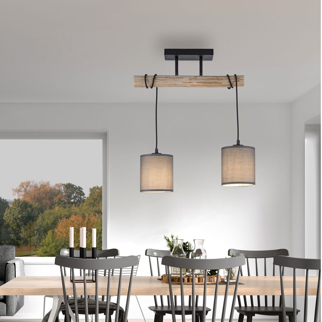 Pendelleuchte 'Tribu' E27 20 W 47,5 x 13,5 x 60 - 120 cm