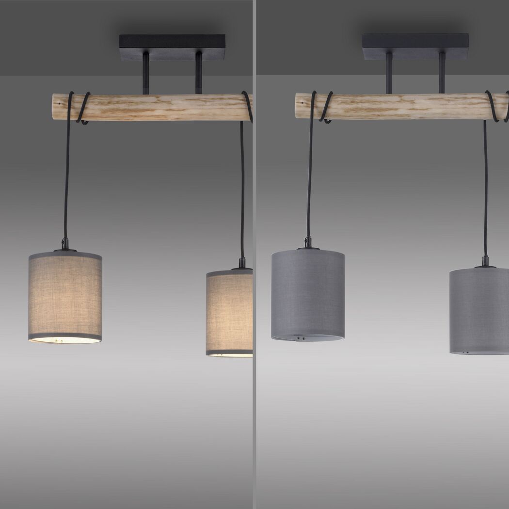 Pendelleuchte 'Tribu' E27 20 W 47,5 x 13,5 x 60 - 120 cm