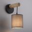 Wandleuchte 'Green Tribu' taupe 13,5 x 29,5 x 21 cm