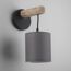Wandleuchte 'Green Tribu' taupe 13,5 x 29,5 x 21 cm