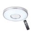 LED-Deckenleuchte 'Shining Silverstar' dimmbar 24 W 2000 lm warmweiß bis tageslichtweiß Ø 49 x 7,5 cm