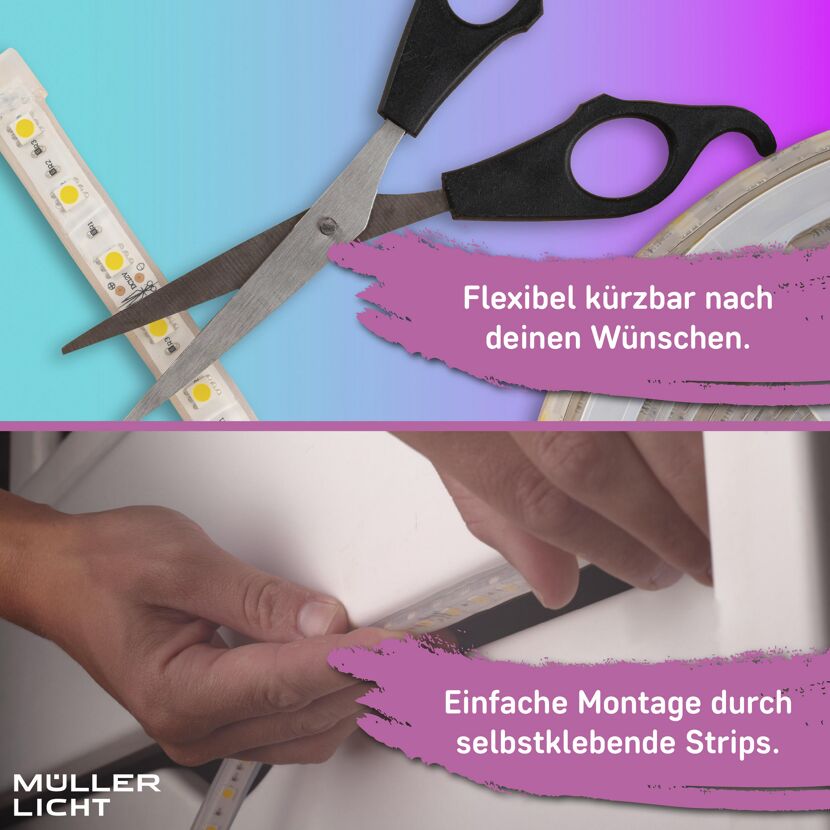 LED-Streifen 'Smart' RGB 3 m