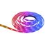 Aufgerollter, mehrfarbiger LED-Strip