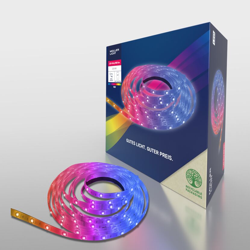 Muller Licht LED Strip RGB 5m mit Verpackung