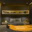 Schlafzimmer mit indirekter Beleuchtung und LED-Strip