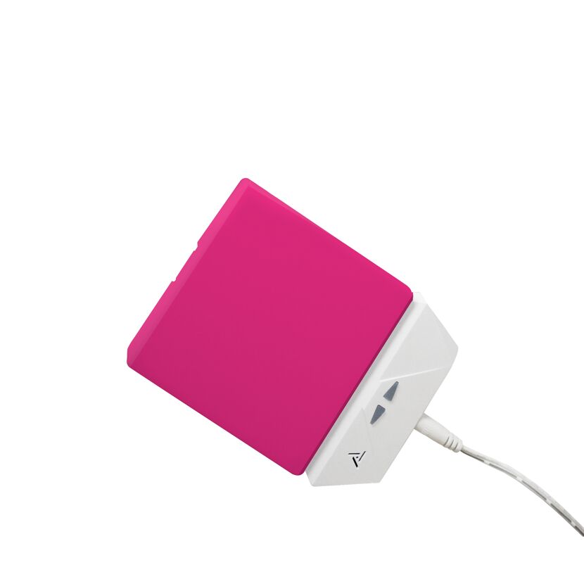 Pinkes Magic Panel Square, von der Seite