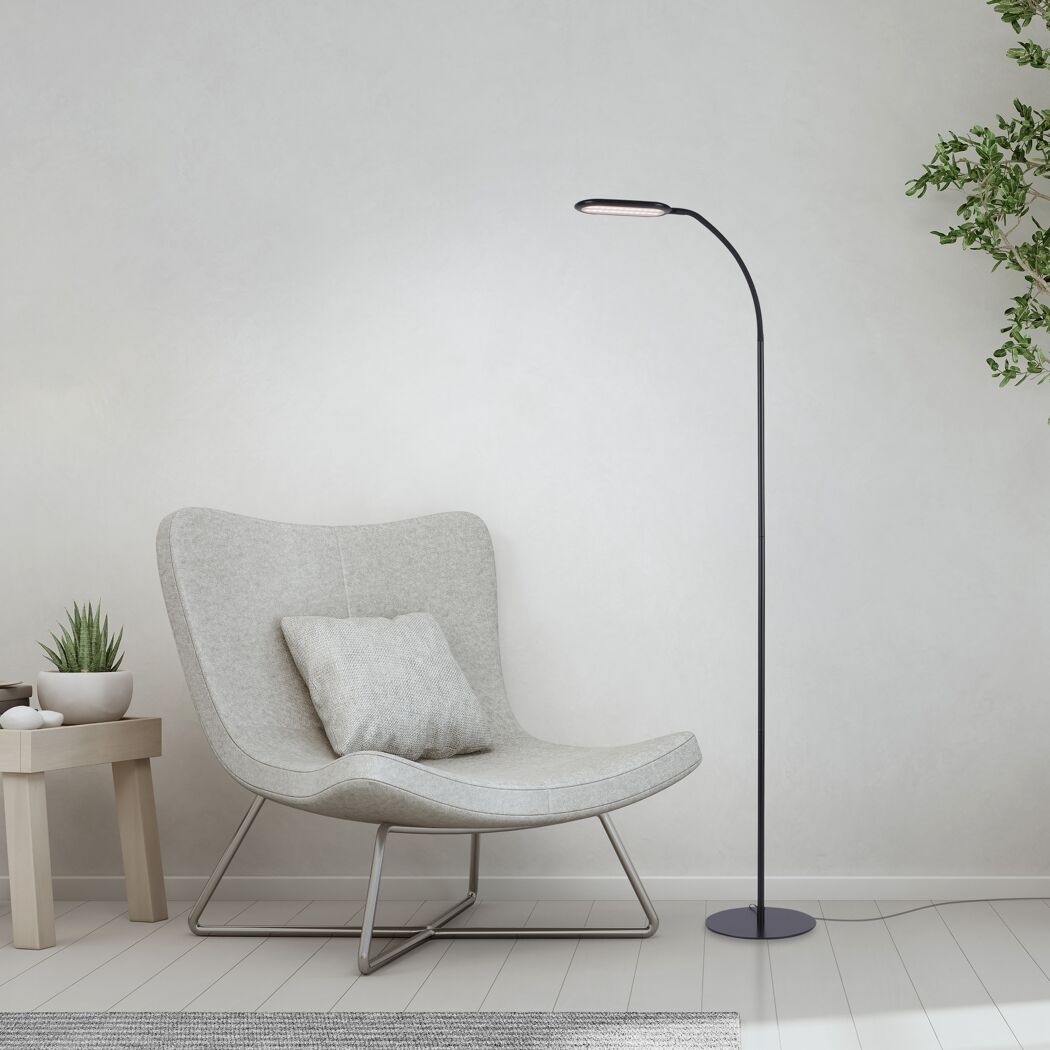 LED-Stehlampe 'Kelly' dimmbar 7 W 1180 lm warmweiß bis tageslichtweiß 63 x 175 x 63 cm