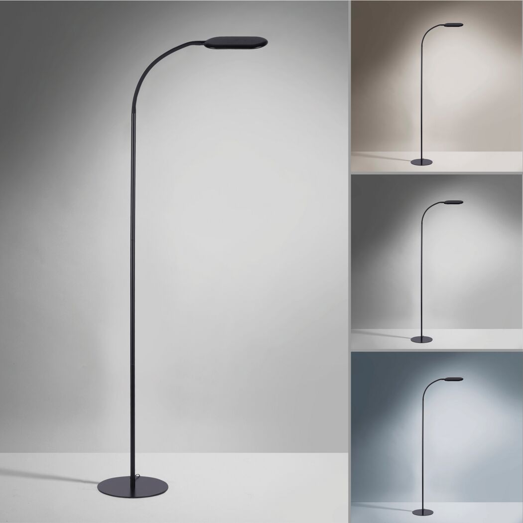 LED-Stehlampe 'Kelly' dimmbar 7 W 1180 lm warmweiß bis tageslichtweiß 63 x 175 x 63 cm