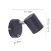 LED-Spot 'Tarik' 1-flammig GU10 4,5 W 360 lm warmweiß 9 x 11,5 x 12 cm
