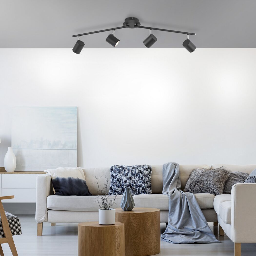 LED-Spot 'Tarik' 4-flammig GU10 18 W 360 lm warmweiß 83,4 x 16 x 76,5 cm