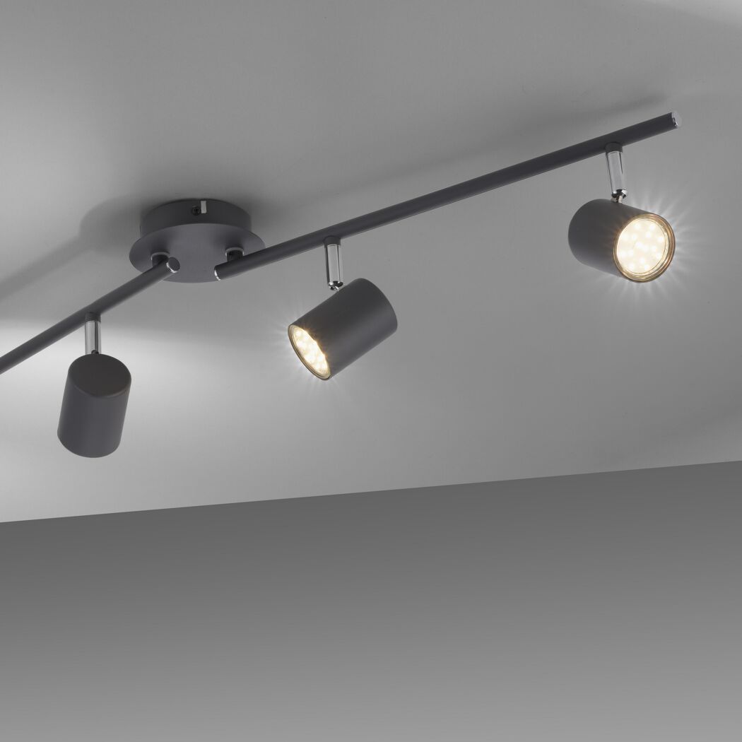 LED-Spot 'Tarik' 4-flammig GU10 18 W 360 lm warmweiß 83,4 x 16 x 76,5 cm