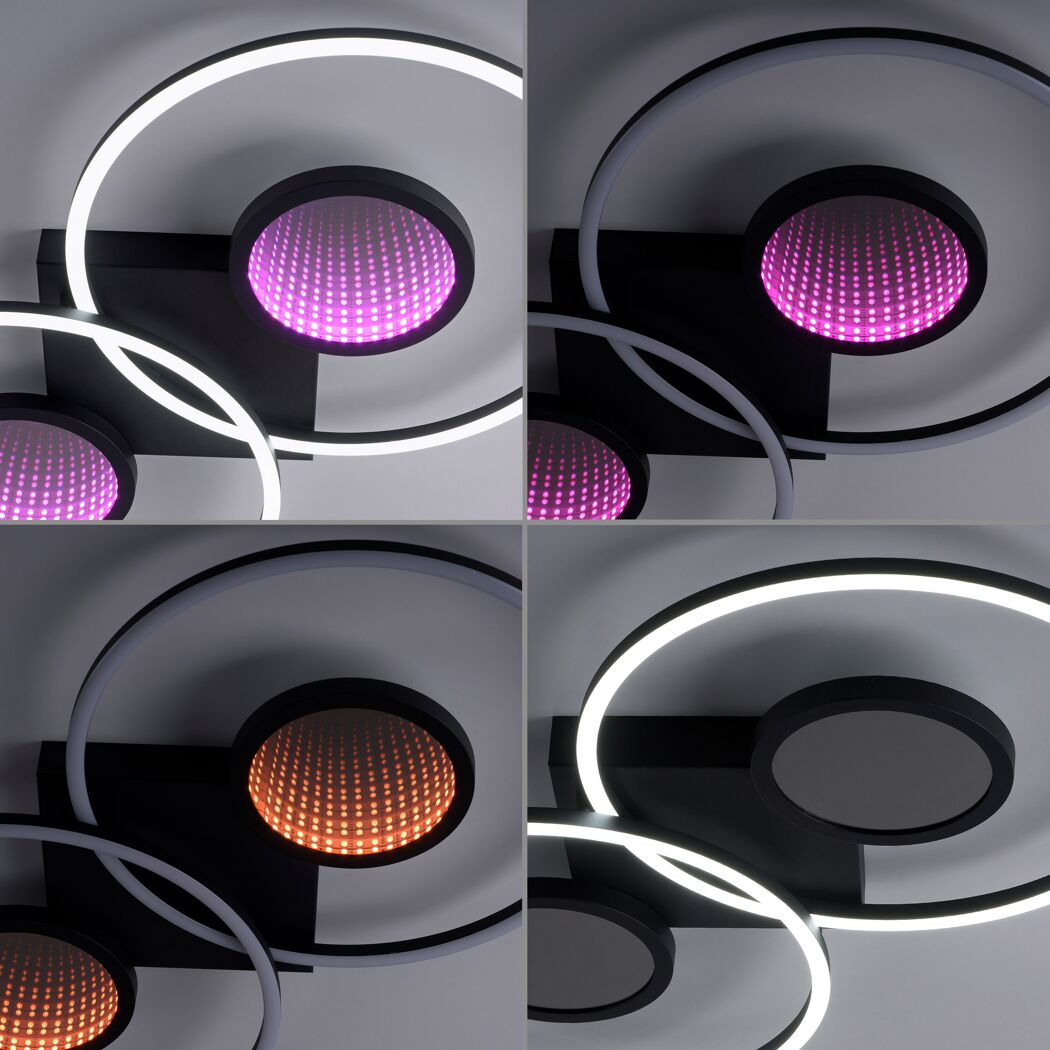 LED-Deckenleuchte 'Tunel' dimmbar 35,8 W 3600 lm warmweiß, neutralweiß, Farbwechsler 70 x 7 x 39 cm