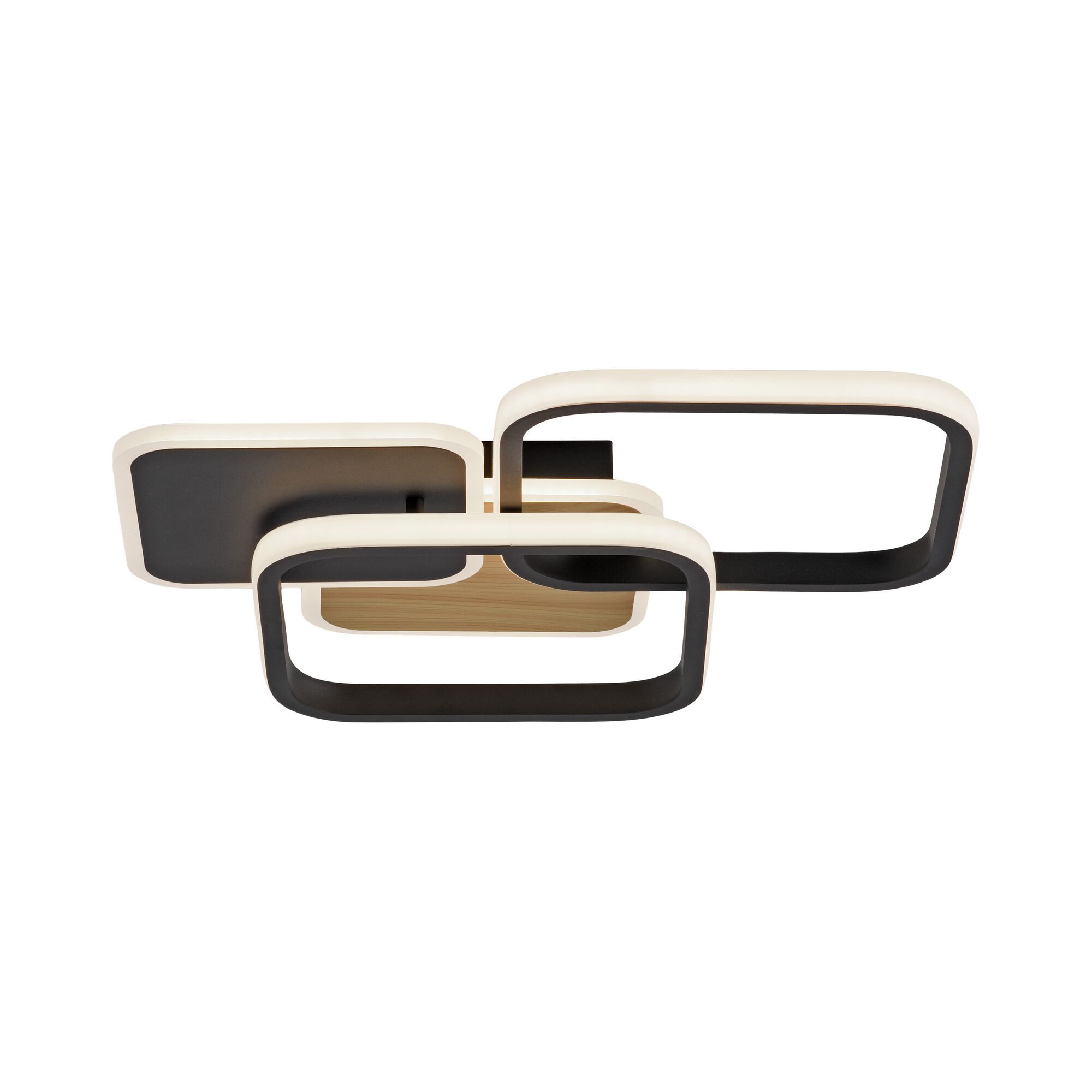 Deckenleuchte SEVENTA eckig schwarz