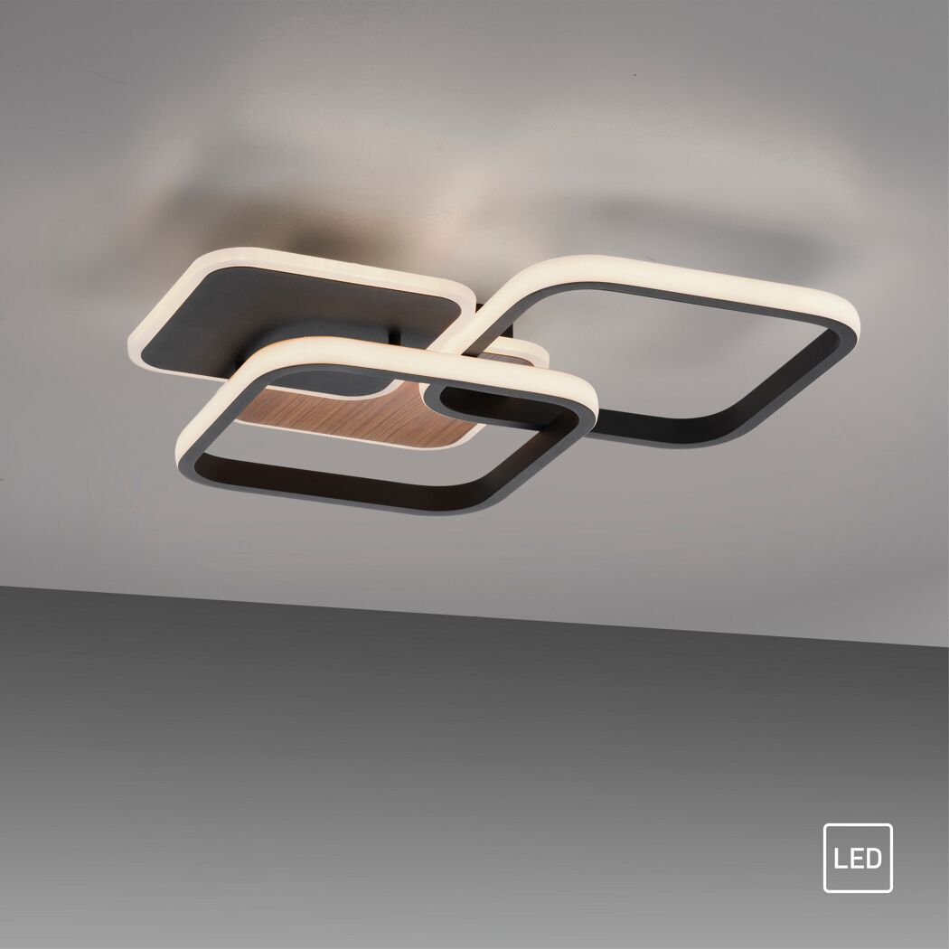 LED-Deckenleuchte 'Sevent' 36 W 4700 lm warmweiß 46 x 8,7 x 39,4 cm